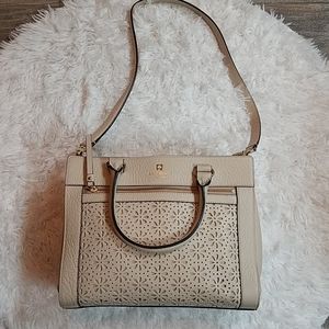 Kate Spade Ivory Leather Bag w/ dust bag
